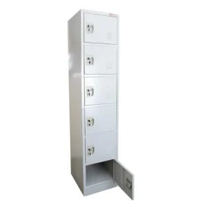 6-Tier Metal Steel Locker Cabinet for Commercial & Staff Storage