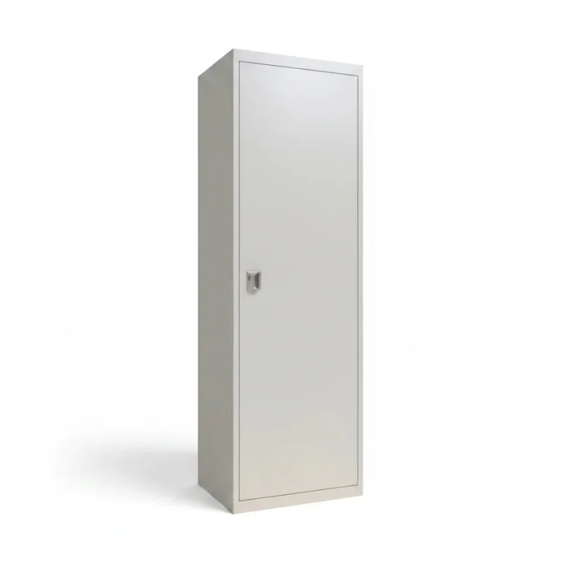 Metal Single-Door Locker with Internal Shelving