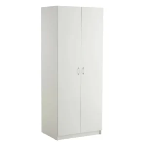 Two-Door Multiuse Wooden Wardrobe