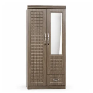 Two Door Wardrobe with Mirror