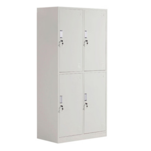 Metal Duplex 4-Door Locker Cabinet for staff