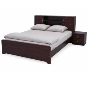 King Size Bed Mahogany