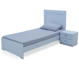 Single Bed 90×190cm with Panel Headboard