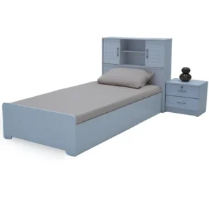Single Bed with Storage Headboard