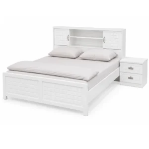 King Size Bed 180×200cm white